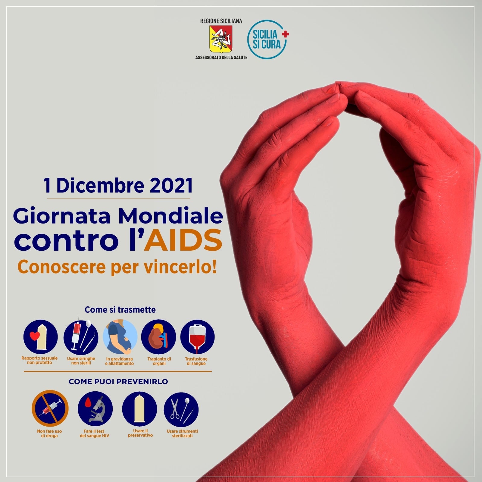 Primo dicembre è giornata mondiale contro l'AIDS
